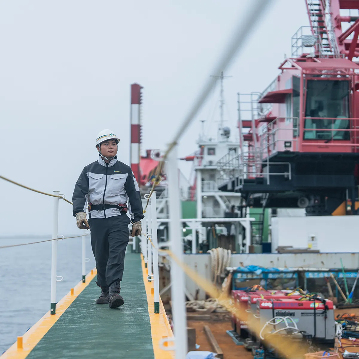 ◉船舶部船舶課 甲板員 K.K.さん